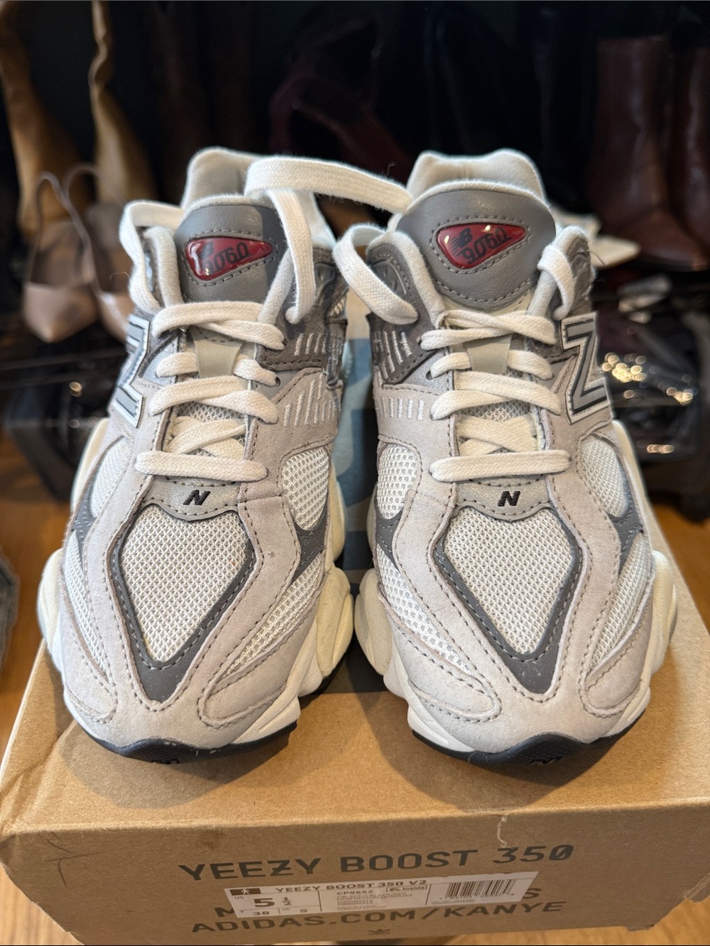 New Balance Grey 9060 - Picture 2 of 6